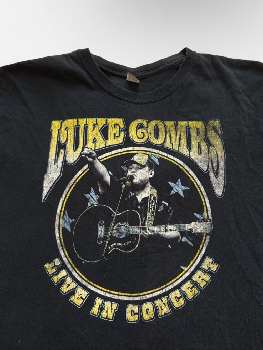 Luke Combs 2021 Black Graphic Concert Tee